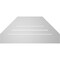 Ekena Millwork Octagonal Top Surface Mount PVC Gable Vent: Functional, w/ 3-1/2"W x 1"P Standard Frame, 40"W x 18"H GVPOT40X1801SF - alternate 3